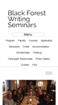 Mobile Screenshot of blackforestwritingseminars.org